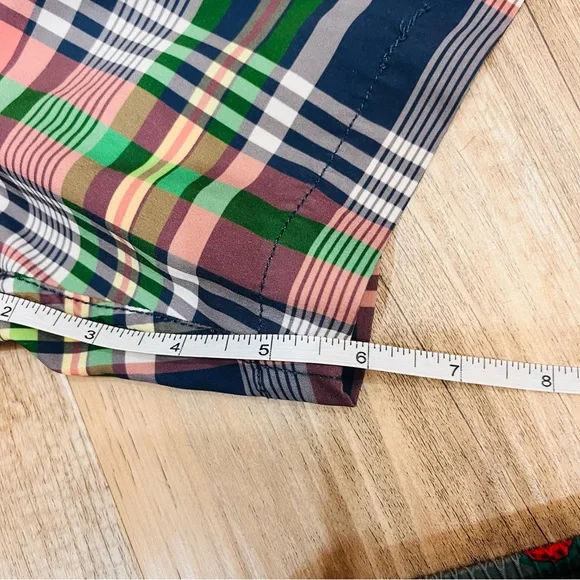Men’s size Medium Swimsuit bundle sperry plaid watermelon coconut